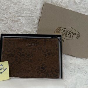 BRAND NEW Golden Goose Tan Leather Pochette